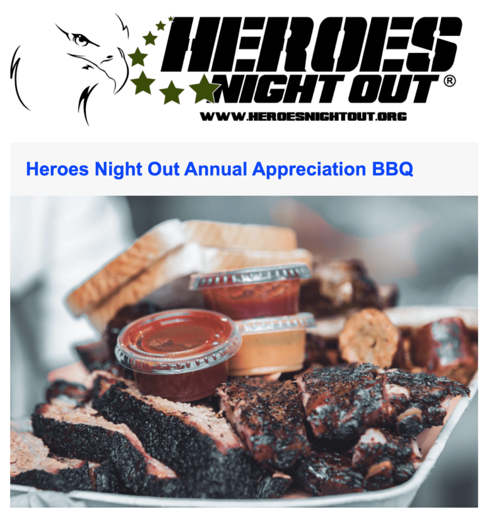 Heroes Night Out flyer