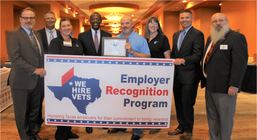 Group photo at Employer Recognition Program Event